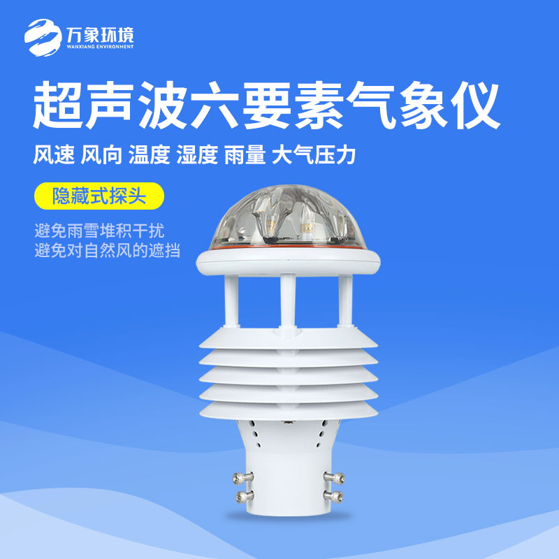 六要素超聲波微氣象儀，小小身軀下有大大的作用