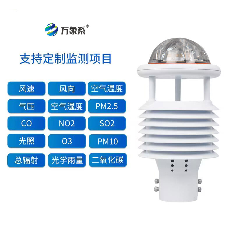 城市智能化建設，智慧燈桿氣象傳感器功不可沒